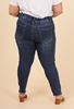 Picture of PLUS SIZE RIPPED PULL UP STRETCH JEANS ULTRA COMFORT